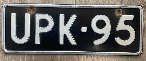 Vintage european license plate - vintage,