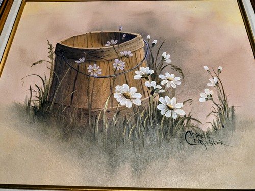 Large wooden framed - 🌸large,