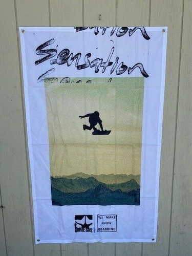Rome snowboard vtg banner - rome,