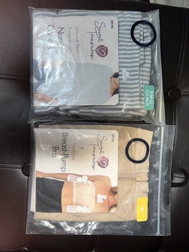 Medium breast pump bra and - medium,