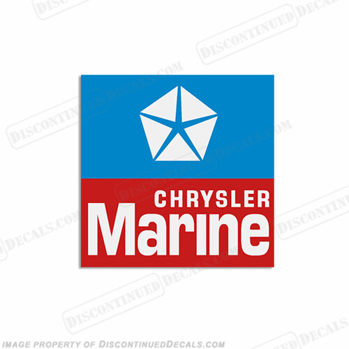 Fits chrysler marine logo - fits,