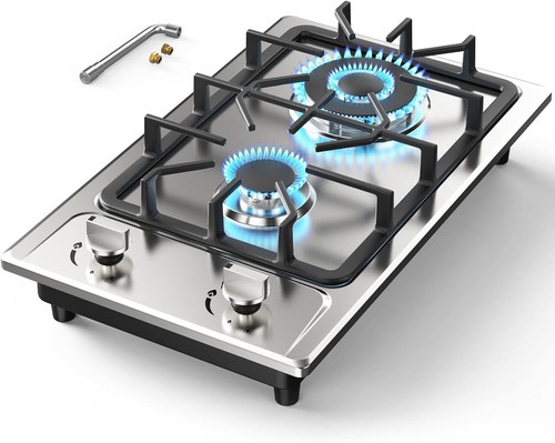Burner gas cooktop stainless - cooktop,