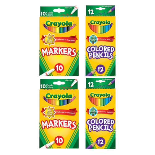 Crayola pack fine - 2, 10