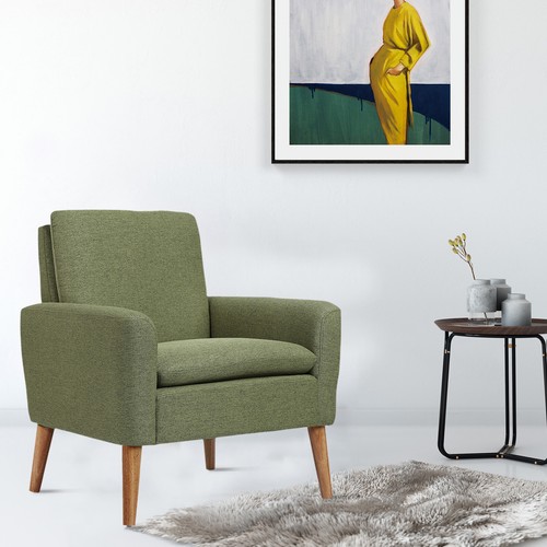 Modern accent fabric chair - modern,