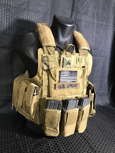 Tactical vest coyote fde tan - tactical,