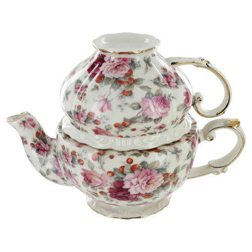 Pink violet porcelain - tea, for