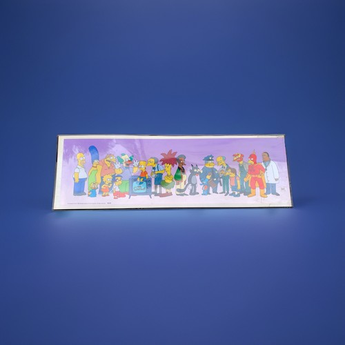 Simpsons line framed - on, line"