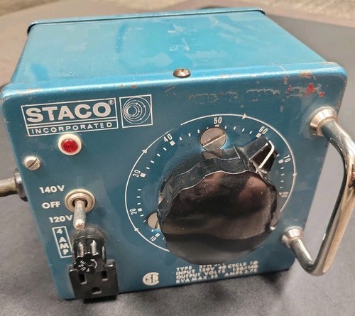 Staco variable transformer - staco,