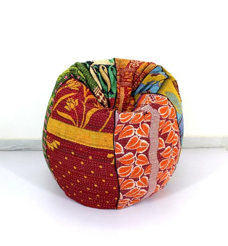 Cotton kantha bean - cotton, bag