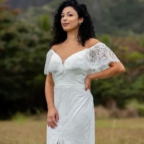Boho mermaid lace wedding - mermaid,