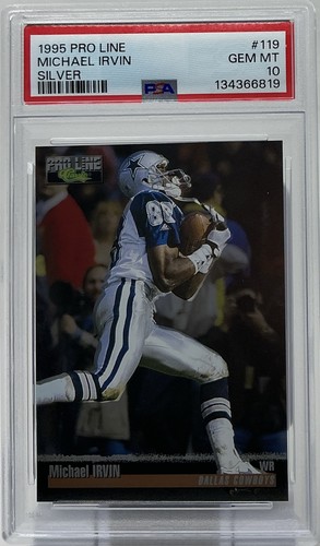 Michael irvin psa 1995 - 10-,