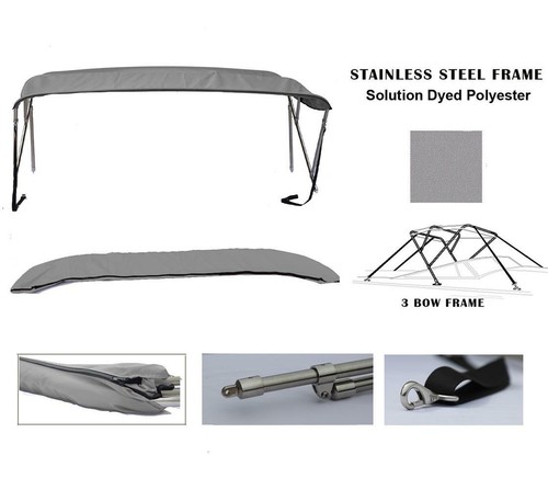 Bow stainless steel bimini - 3-bow,