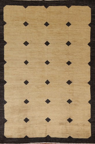 Geometric ivory black - geometric, modern