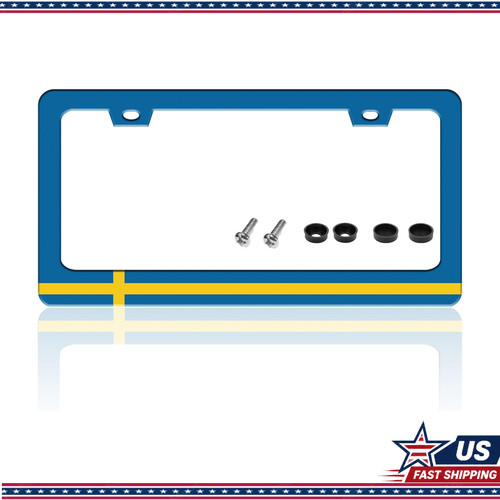 Swedish flag license - license, plate