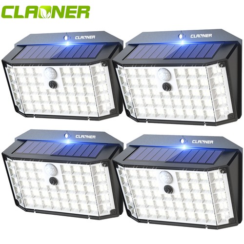 4pack solar powered 176 led - 4pack,