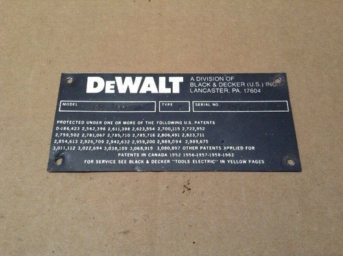 Dewalt radial arm saw model - dewalt,