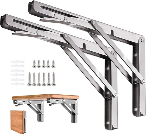 Folding shelf brackets inch - shelf,
