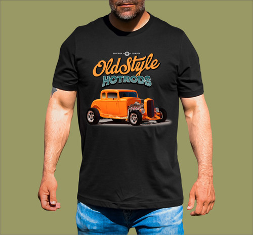Old style hot rods shirt - old,