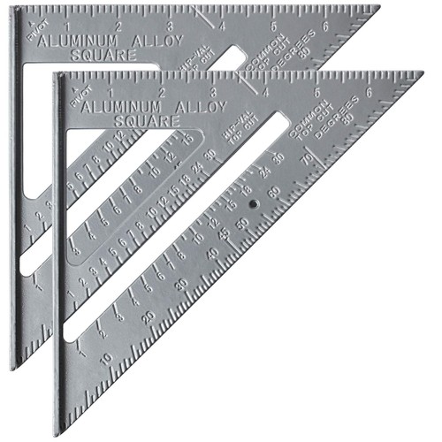 Metal inches rafter square - metal,