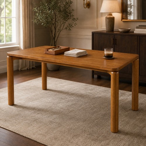 Rubber wood dining - 70",