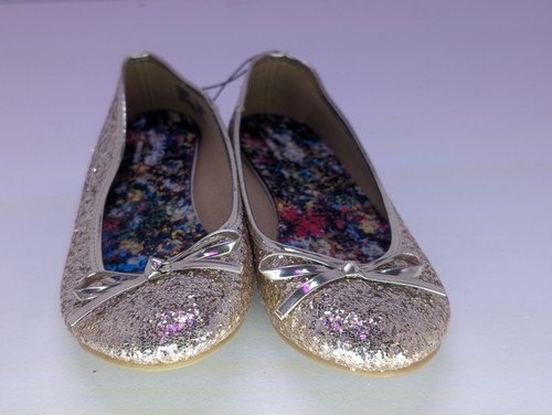 Faded glory girls gold glitter - gold,