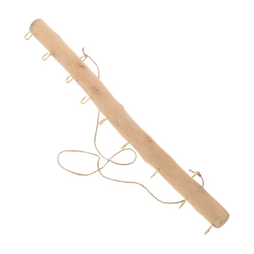 Wooden coat hanger wall hook - wooden,