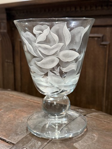 Franz grosz etched floral - floral, leaf