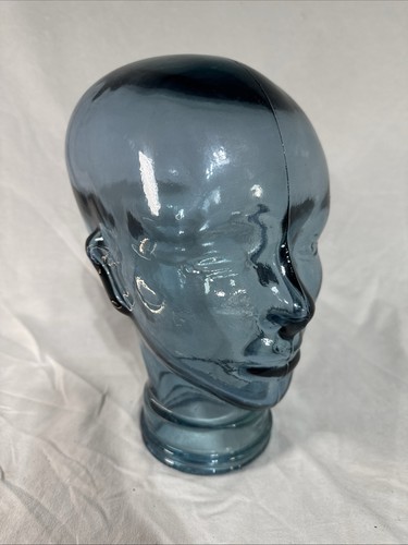 Glass head light - head, blue