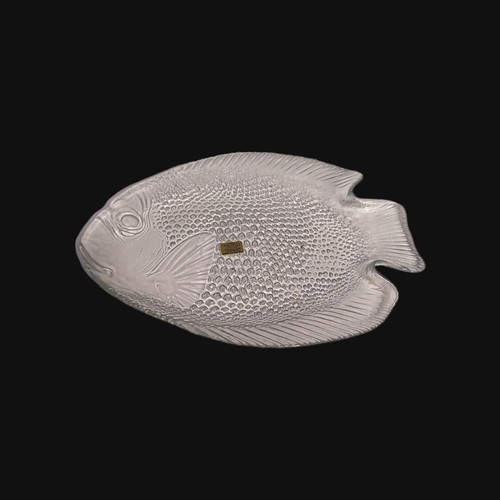 Vintage arcoroc fish - vintage, plate