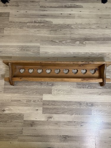 Vtg wooden wall - wooden, heart