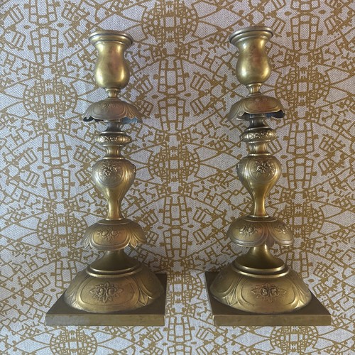 Two large brass - large,