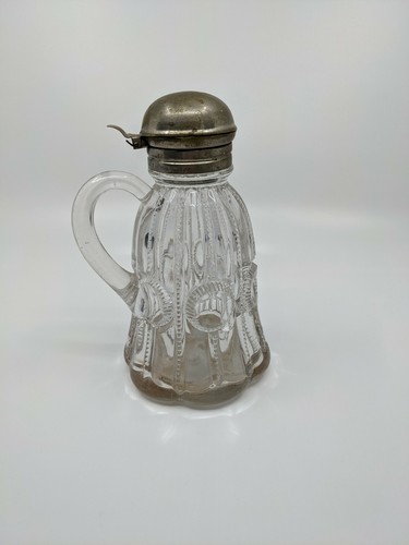 Antique glass syrup - antique, with