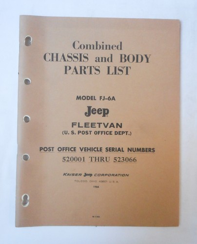 1966 jeep fleet van - fleet, u.s.