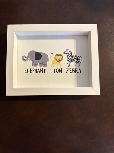 Framed nursery art - framed, with