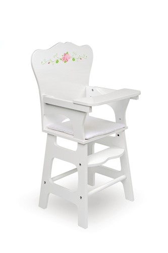 Doll high chair with padded - high,