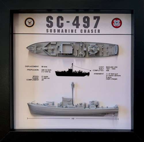 497 class submarine chaser - class,