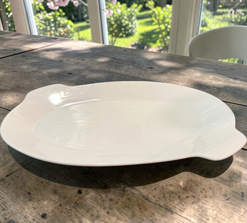 White chantal platter - white,