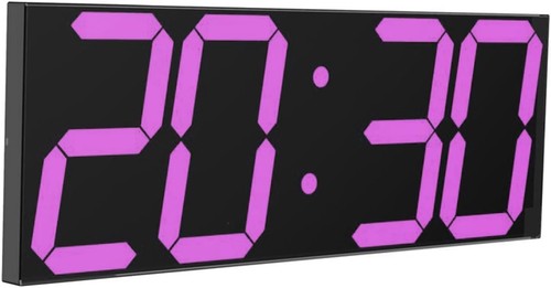 Led large digital wall - wall, clock