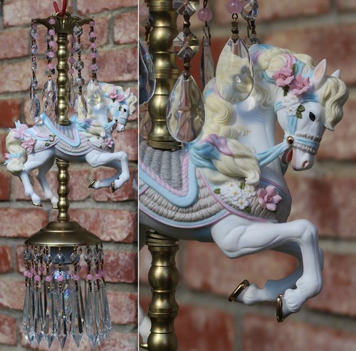 Porcelain pony horse carousel - horse,