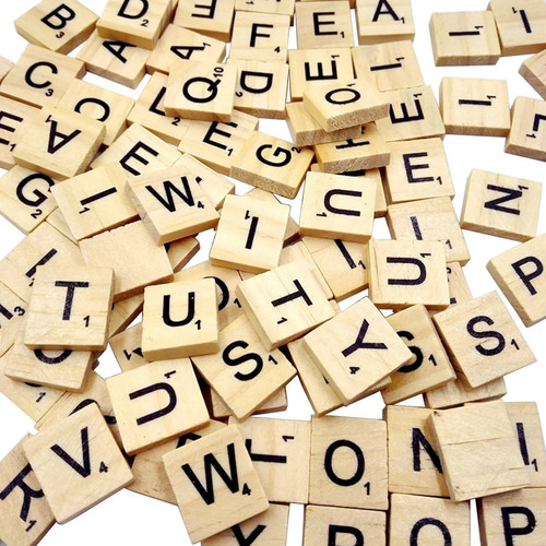 500pcs wood letter - 500pcs,