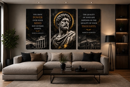 Marcus aurelius panel canvas - marcus, 3