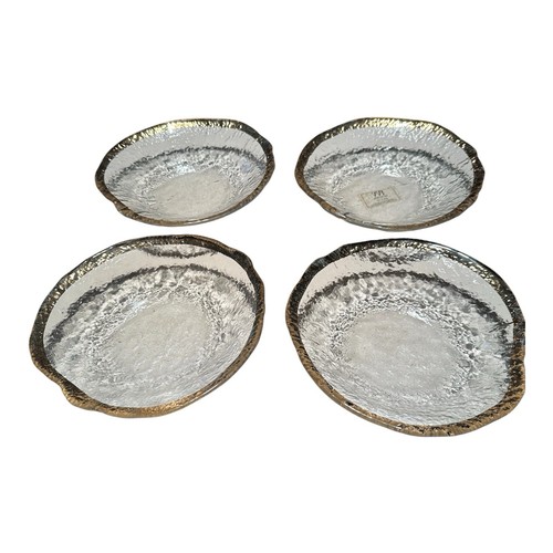 Italian glass serving bowls - italian,
