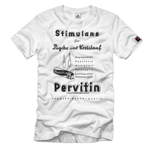 Pervitin advertising tin drug - advertising,