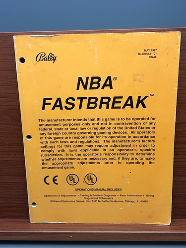 Bally nba fastbreak pinball - nba,