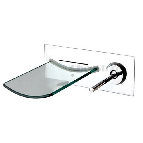 Chrome wall mounted glass - chrome,