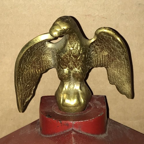 Vintage brass metal eagle - metal,