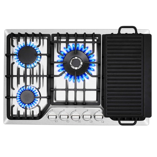 Inch gas cooktop burners - gas,