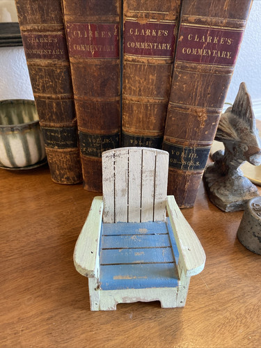 Vintage wood doll arm - wood, chair
