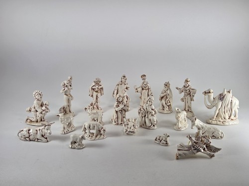 Nativity set ceramic piece - ceramic, 20