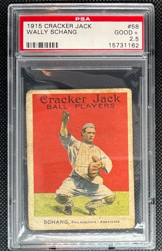 1915 cracker jack wally - wally, schang